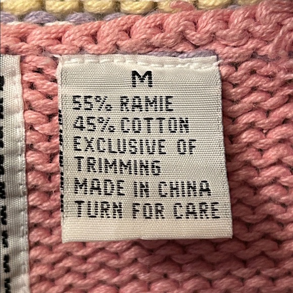 Storybook Knits Black Panther Cardigan Sweater Beaded Embroidered Size Medium - Picture 5 of 8